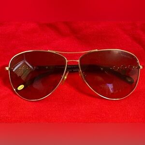 Tiffany & Co TF3034 Chain Lock Aviator Sunglasses